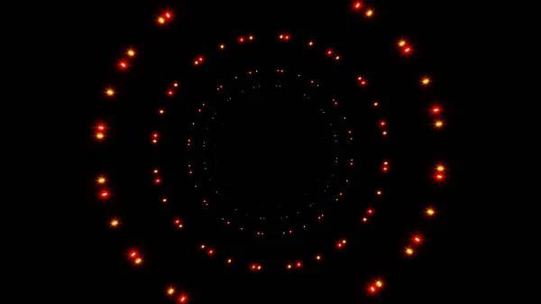 Kırmızı Çember Parlayan Işıklar Arkaplanı — Stok fotoğraf