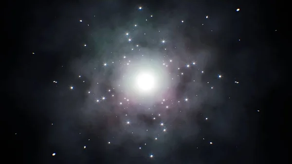 Třpytivé Neutronové Hvězdy Vesmíru — Stock fotografie