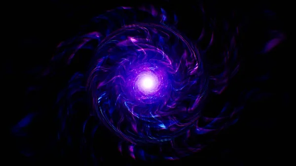 Neon Energy Core Wave Effect — Stock Fotó