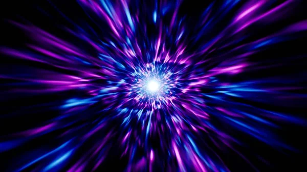 Neon Energy Flare Burst Out — Stock Photo, Image