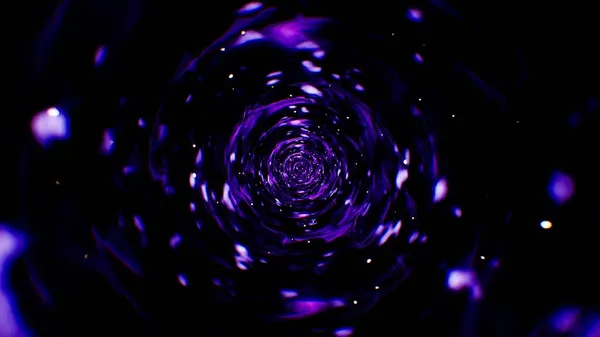 紫のプラズマ渦エネルギー効果 — ストック写真