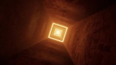 Kare Hafif Grunge Tünelini Döndür