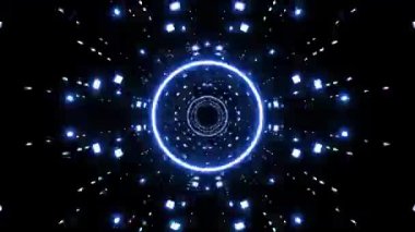 Parlayan Neon Işıklar Disko VJ Döngüleri