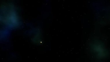 Soyut Uçan Gece Gökyüzü Arkaplanı