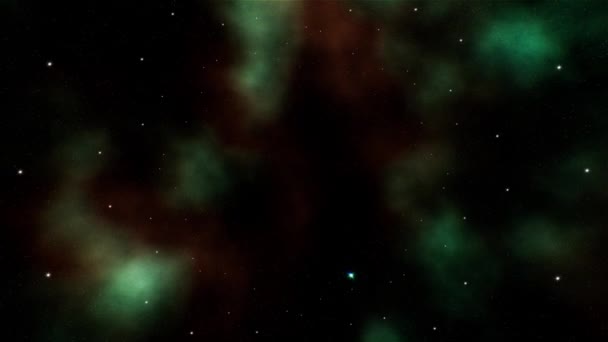 Natural Nebulosa Nebulosa Espacio Fondo — Vídeos de Stock