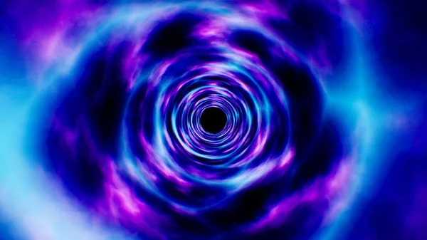 Rezumat Neon Dimensiune Energie Spirală Efect Ilustrare Design Fundal — Fotografie, imagine de stoc
