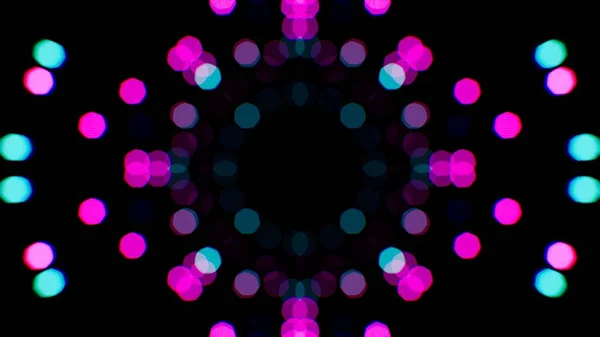 Abstrato Rosa Roxo Ciano Cor Luz Bokeh Textura Efeito Ilustração — Fotografia de Stock