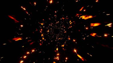 Girdap Ateş Kıvılcımları Parıldayan Doku Efekti arkaplanı