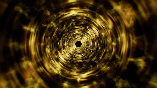 Glowing Rotate Gold Vortex Texture Effect Illustration Background — Stock Photo, Image