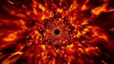Burning Fire Energy Explosive Effect.