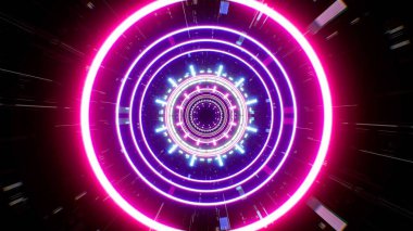 Renkli Disko VJ Çember Işığı.