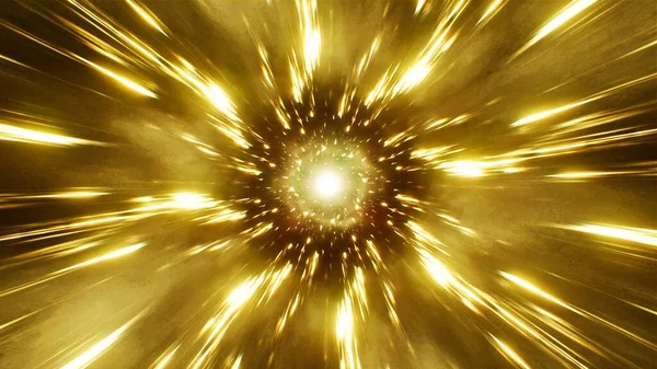 Grunge Style Golden Light Streak Burst out Effect