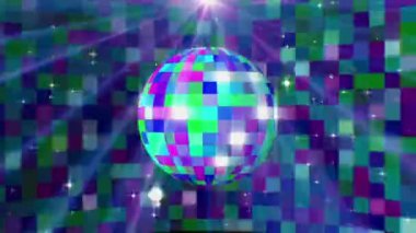  Spotlight 'lı VJ Neon Disko Topu