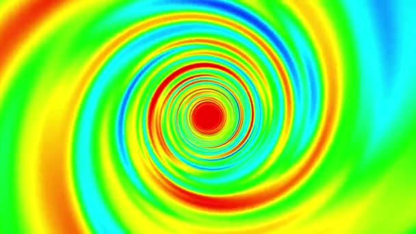 Аннотация Colorful Swirl Holes Background — стоковое видео