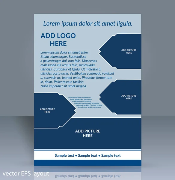 Düzen tasarımı şablon vektörü