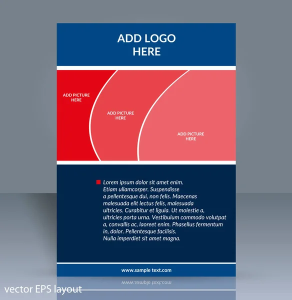 Düzen tasarımı şablon vektörü