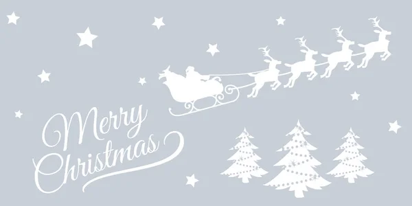 Noel vektör kartı Noel Baba ile 