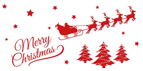 Noel vektör kartı Noel Baba ile 