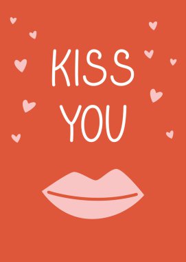 Sevgililer Günü için poster.