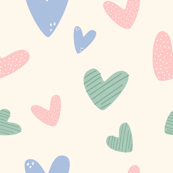 Motif sans couture pour la Saint-Valentin . — Image vectorielle