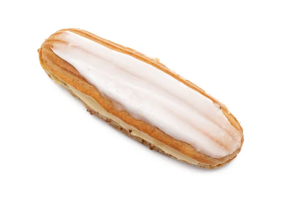 Cream Petisu 은달게 밀가루 반죽으로 케이크로 페이스트리 크림이나 크림으로 채운다 — 스톡 사진