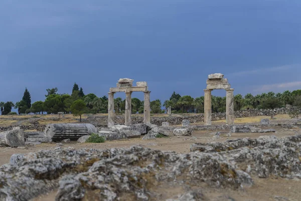 Romok Régi Város Pamukkale Törökország — Stock Fotó