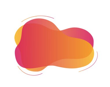 Kendi sanatını yaratmak için soyut turuncu-mor nokta. El çizimi soyut şekil. Kart, baskı, poster, ruh hali tahtaları için tasarım. 