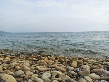 Tenerife 'nin Rocky Atlantik Okyanusu kıyısı