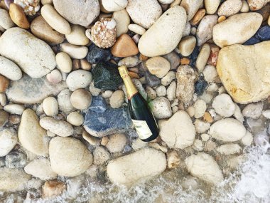 Tenerife 'nin Rocky Atlantik Okyanusu kıyısı