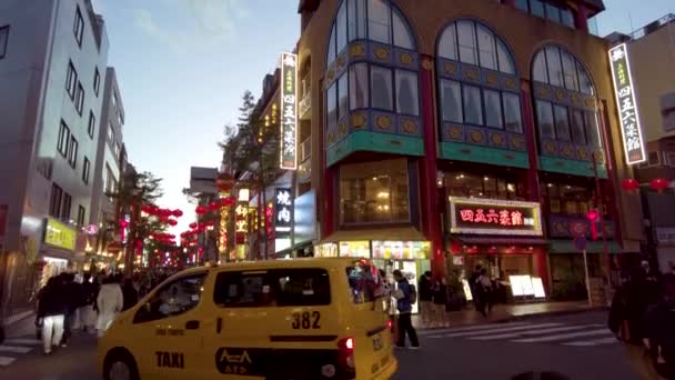 Skönheten Yokohama Chinatown — Stockvideo