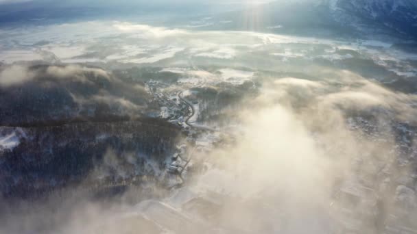 Niseko Daki Güzel Kış — Stok video