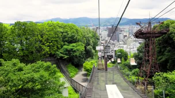 Beauty Matsuyama Castle — Stok video