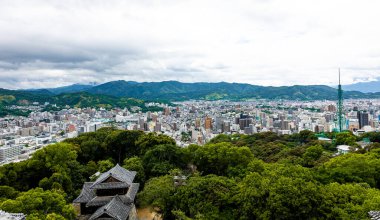 Matsuyama Şatosunun güzelliği