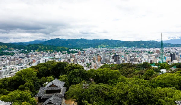 Beauty Matsuyama Castle — Stok fotoğraf