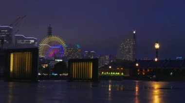 The rainy day in Yokohama