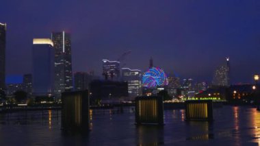 The rainy day in Yokohama