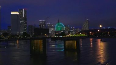 The rainy day in Yokohama
