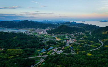 Ehime 'nin hava manzarası