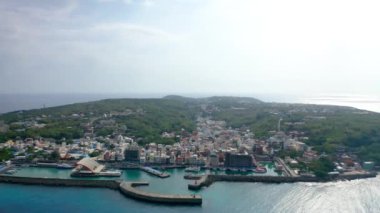 Küçük Liuqiu 'nun hava manzarası.