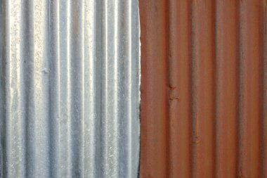 Grunge ve paslı paslı çinko dokusu