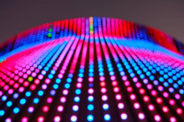 Bulanık renkli LED ışık arkaplanı