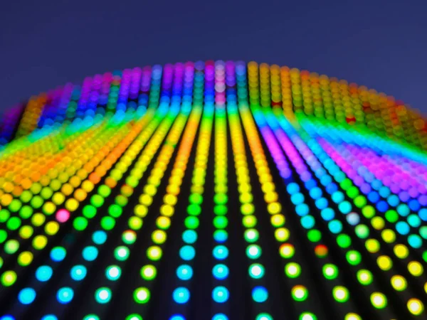 Bulanık renkli LED ışık arkaplanı