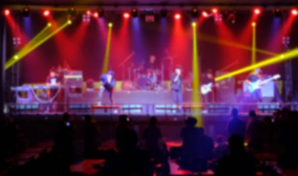 Blurred Artist Rocker Singer Stage — Stok Foto