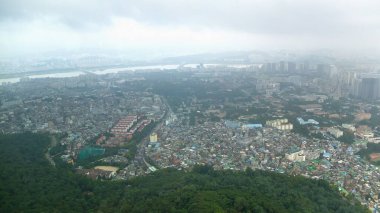Seul Kulesi 'nin manzarası Güney Kore' de meşhurdur.