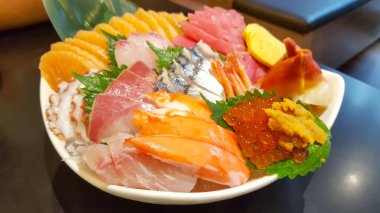 Sashimi seti, Japon yemeği.