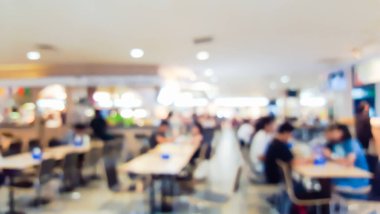 Restoran geçmişinin soyut bulanıklığı