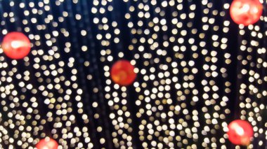 Bulanık LED Bokeh hafif gece arkaplanı