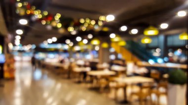 Restoran geçmişinin soyut bulanıklığı