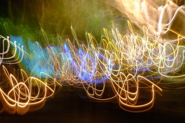 Işık Çizgileri, Bulanık arkaplan