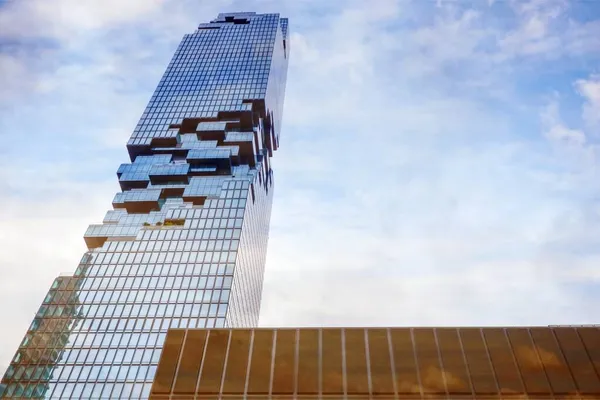 Mahanakhon Building Tallest Building Silom Sathon Central Business District Bangkok — Stock Photo, Image